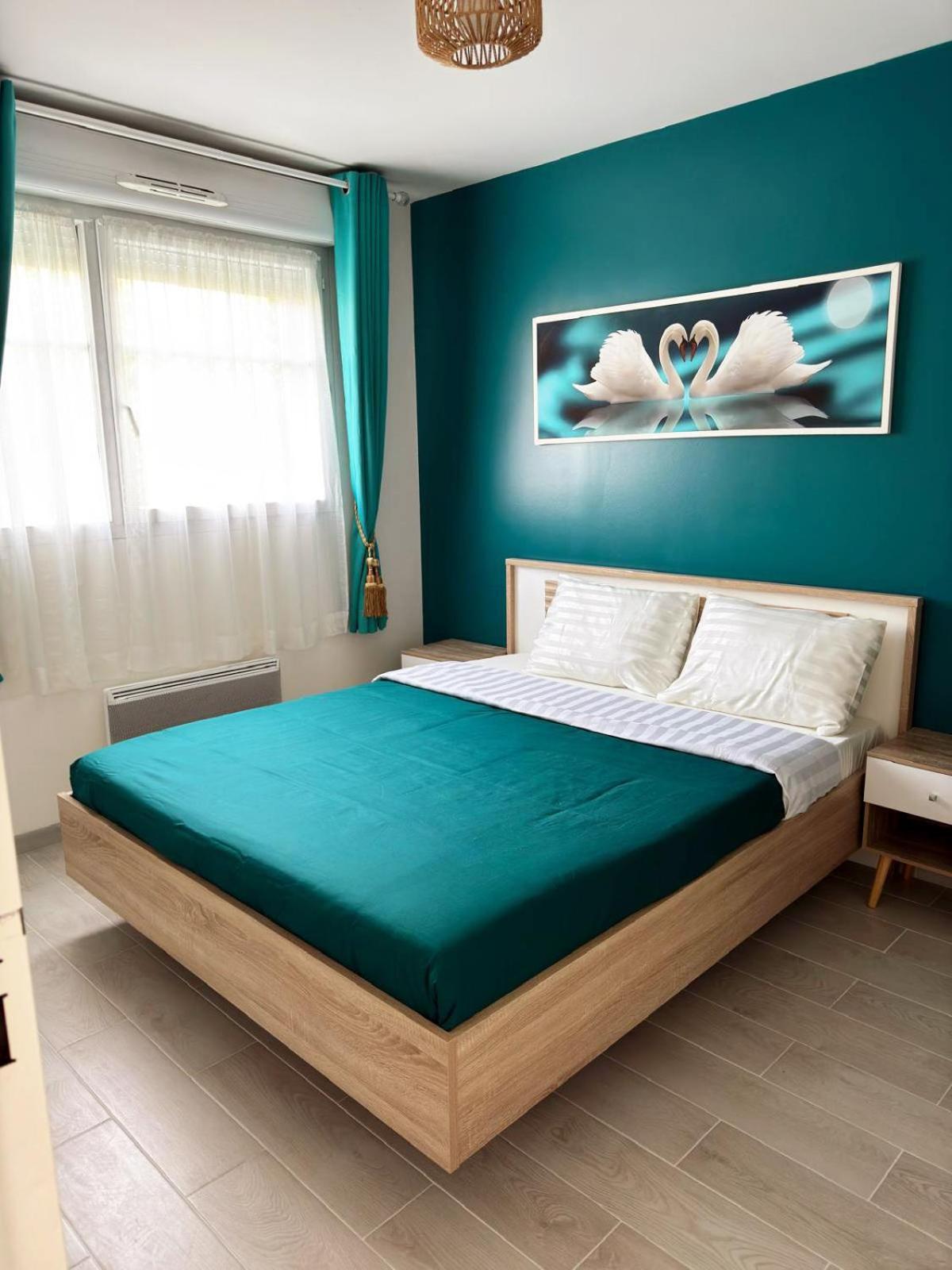 Appartement Magnolia 40M2, Parking Et Wifi Gratuit Montévrain Kültér fotó