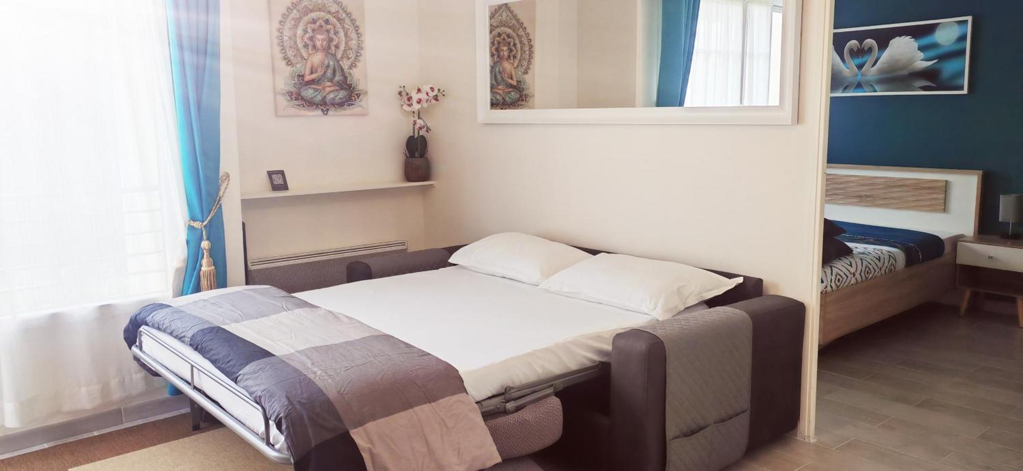 Appartement Magnolia 40M2, Parking Et Wifi Gratuit Montévrain Kültér fotó